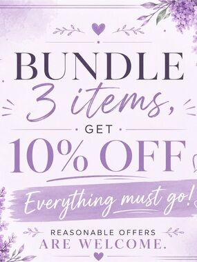 Bundle 3 Items - 10% Off